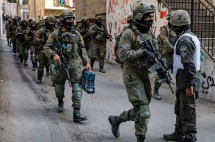 قوات الاحتلال الإسرائيلي تقتحم مخيم شعفاط شمال القدس المحتلة (تصوير: أ ف ب)